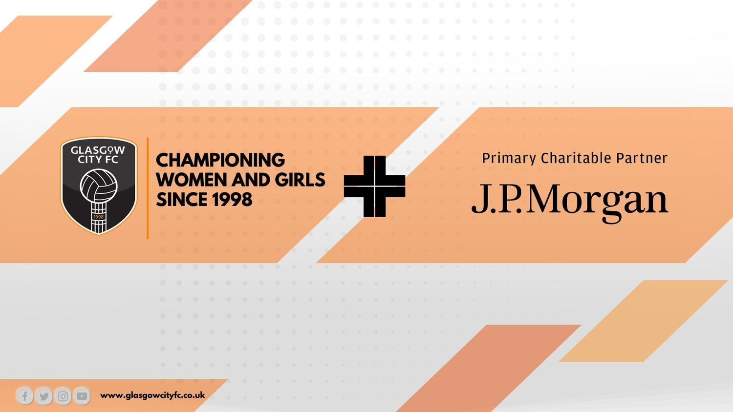 Slide promoting our Primary Charitable Partner, JP Morgan.