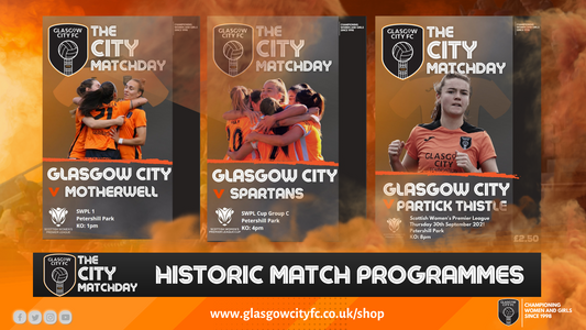 Historic Glasgow City Match Programmes