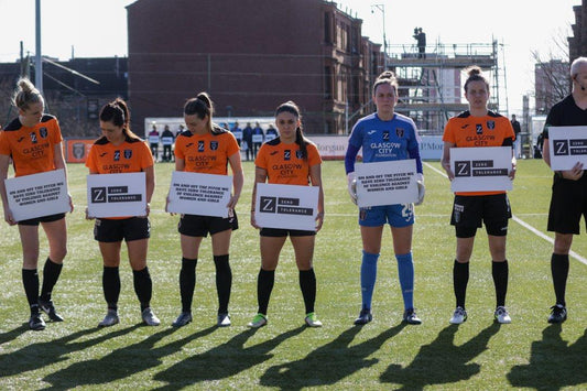 Glasgow City join Zero Tolerance campaign for International Women's Day