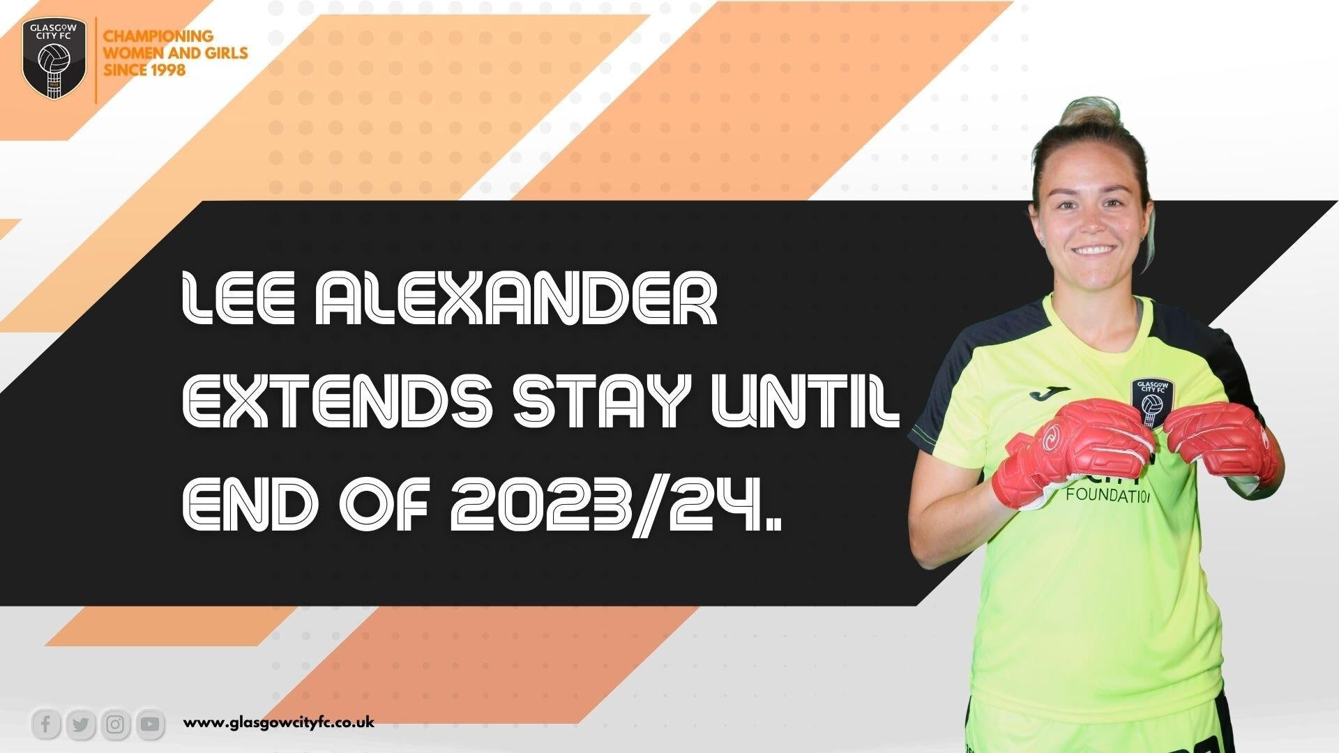 Lee Alexander extends Glasgow City stay – Glasgow City FC