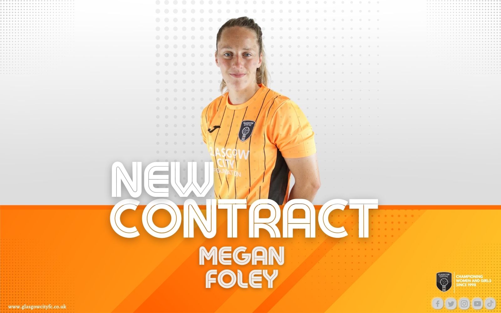 Meaghan Foley Megan Foley extends stay until 2025 – Glasgow City FC