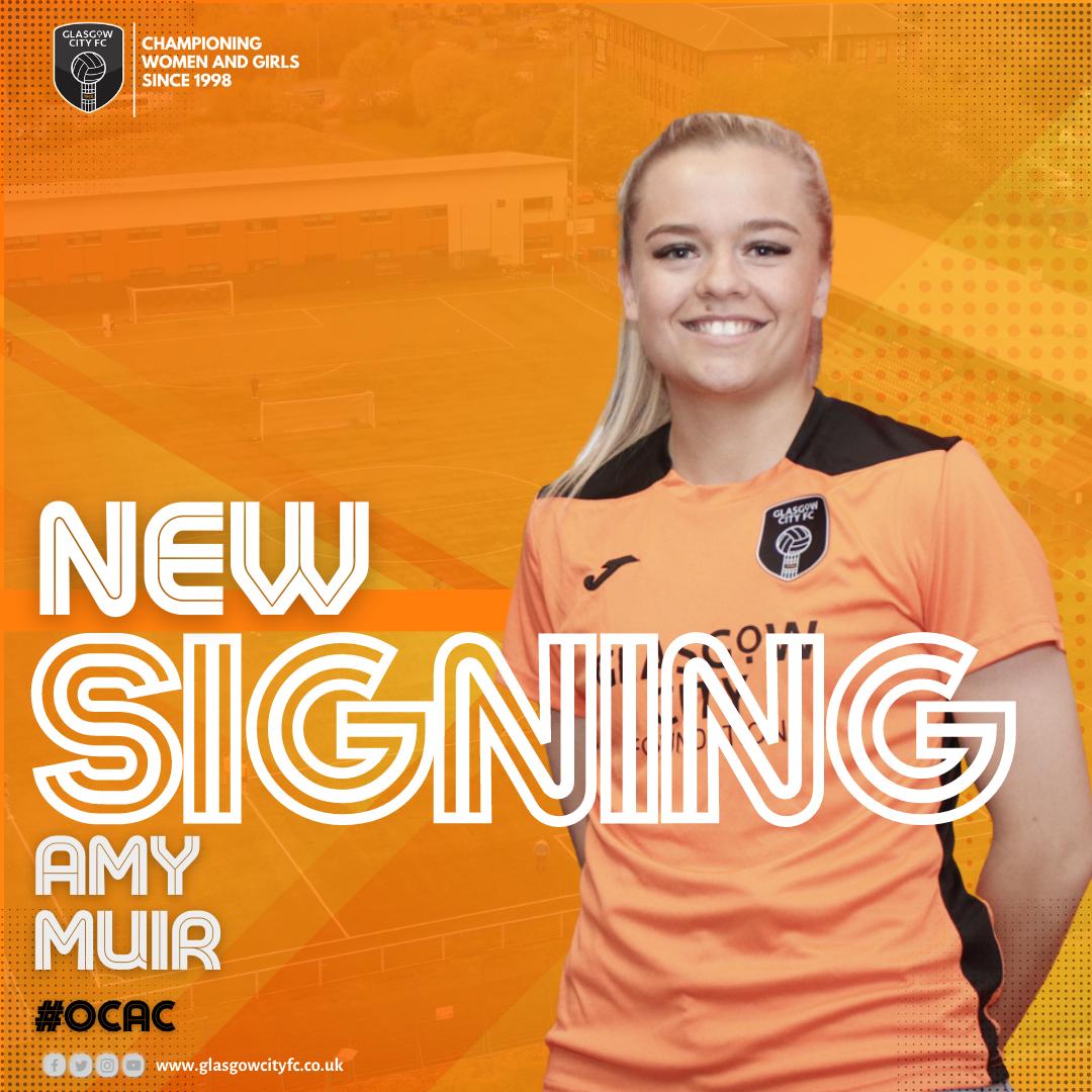 Glasgow City announce signing of Amy Muir