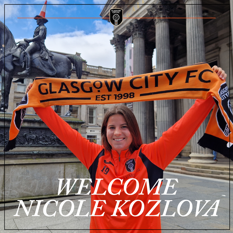 UKRAINIAN INTERNATIONAL NICOLE KOZLOVA GLASGOW CITY’S LATEST R