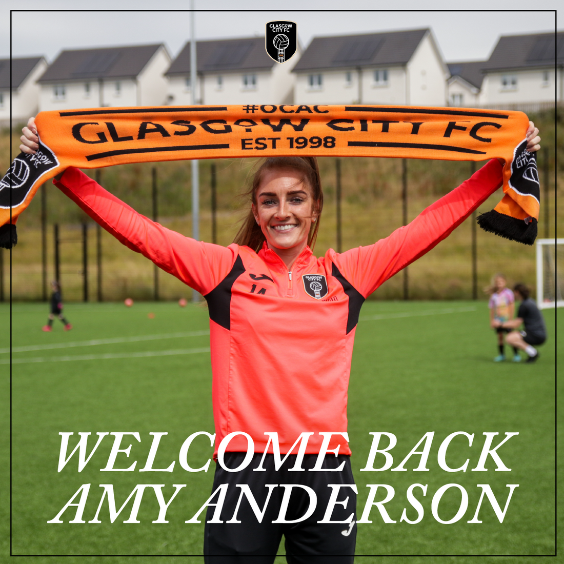 AMY ANDERSON SIGNS FIRST FULL-TIME CONTRACT WITH GLASGOW CITY