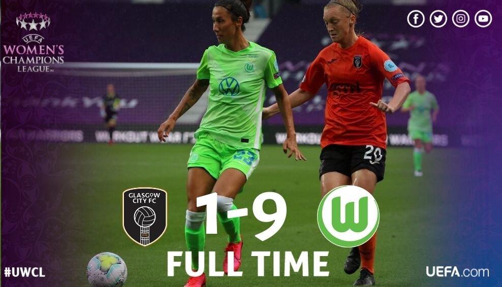 Glasgow City knocked out of UWCL by Wolfsburg