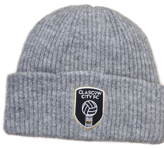 Beanie Hat - Marle Grey - Ribbed