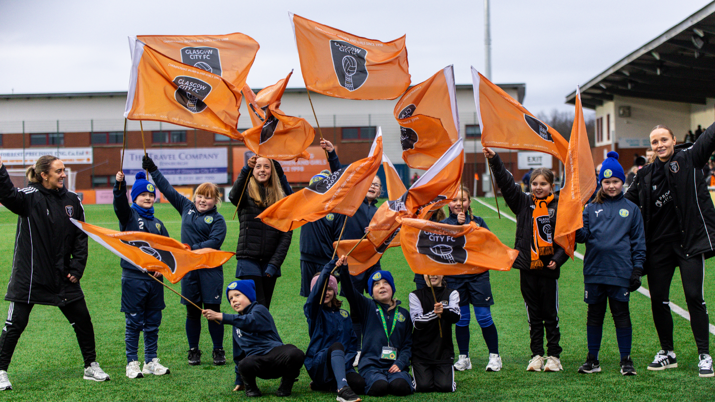 Glasgow City FC Matchday Flag Bearer Experience